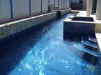 Lap Pool with spa